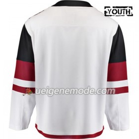 Kinder Eishockey Arizona Coyotes Trikot Blank Adidas Weiß Authentic